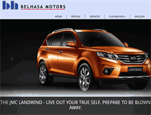 Tablet Screenshot of belhasamotors.com